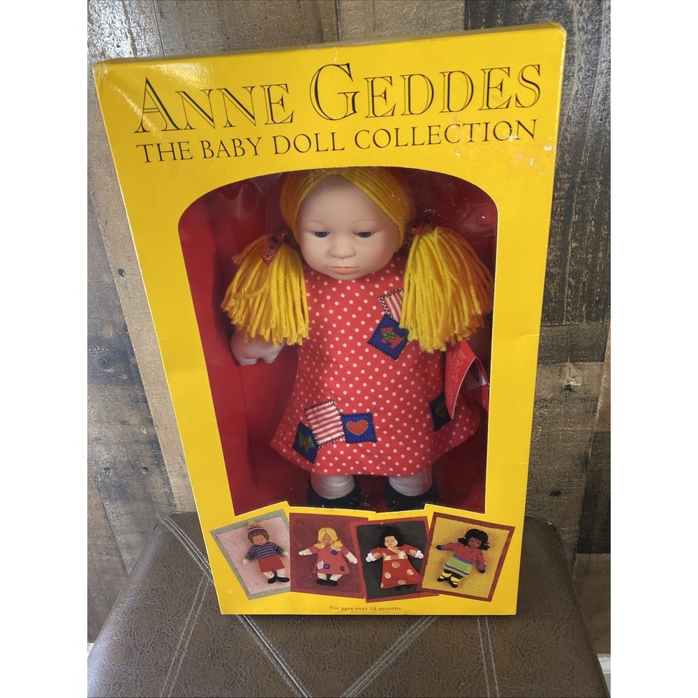 Vintage 1999 Anne Geddes The‎ Baby Doll Collection "Stephanie" 14" New In Box